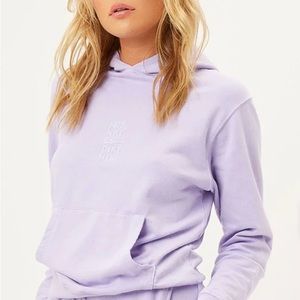 Frankies Bikinis *set*! Aiden sweatshirt (M) & sweatpants (L) - lilac